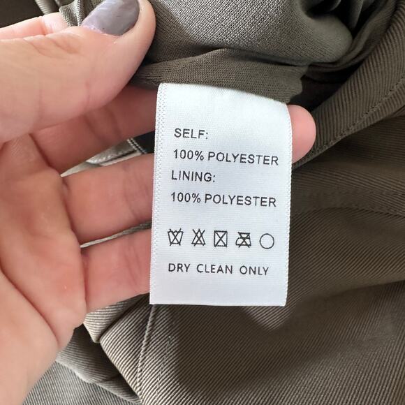 NWT Anthropologie Harlyn jumpsuit size XS army green military flight suit - Picture 10 of 15